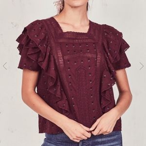 NEW LoveShackFancy Arabella Top size P was $360